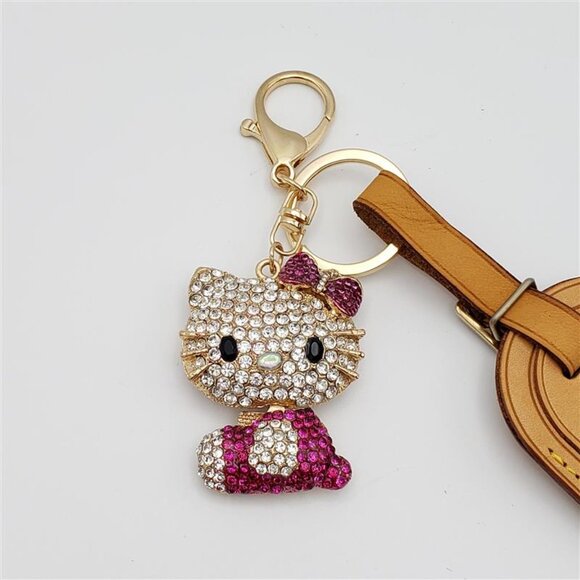 Authentic Louis Vuitton Luggage Nametag with Unbranded Keycharm - Picture 4 of 15